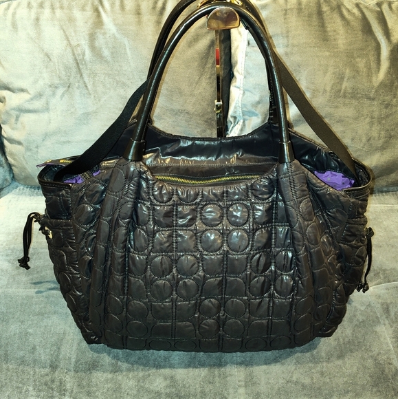 EUC Kate Spade Black Quilted Stevie Bag - Picture 9 of 12